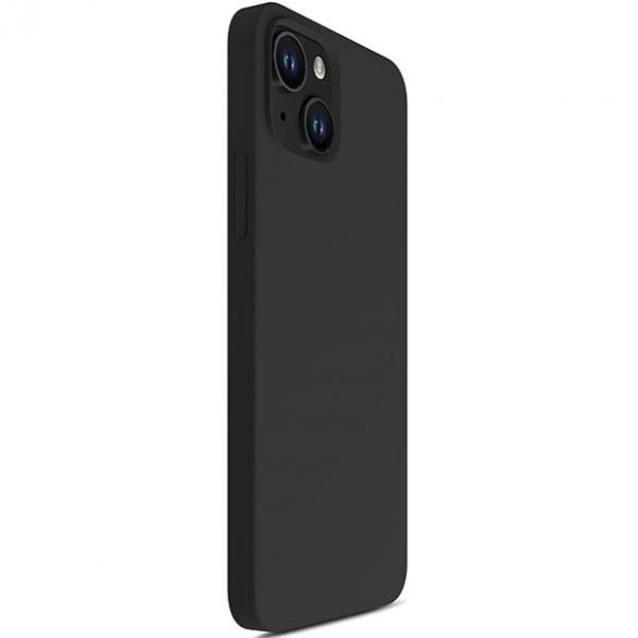 Husă din silicon 3MK pentru iPhone 13 / 14 / 15 6,1 inchi, negru/negru