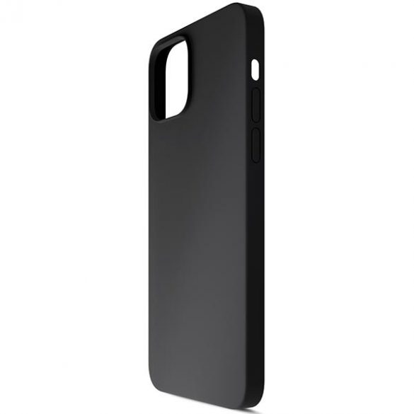 Husă din silicon 3MK pentru iPhone 13 / 14 / 15 6,1 inchi, negru/negru