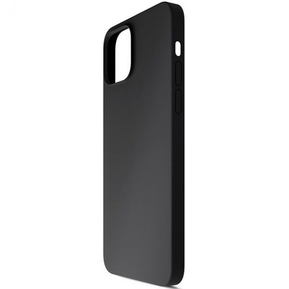 Husă din silicon 3MK iPhone 14 / 15 / 13 6.1" czarny/negru