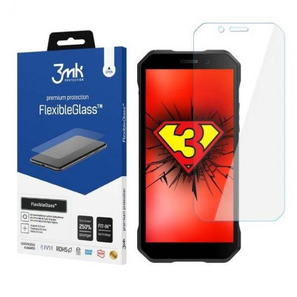 3MK Flexible sticlă Doogee S61 Folie sticlă Hybrid ecran protector