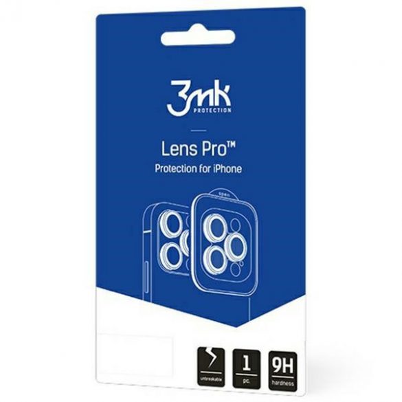 3MK Lens Protection Pro iPhone 14 6.1 żółty/yellow Ochrona și obiektyw aparatu z ramką montażową 1szt"