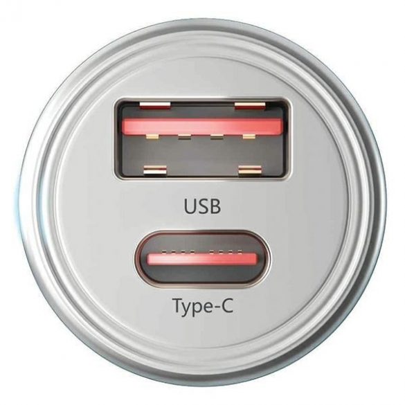 Încărcător 3MK HyperCar 45W Ładowarka Samochodowa 1xUSB-A + 1xUSB-C