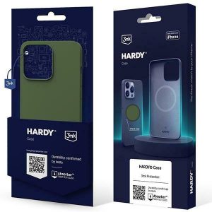 Husă 3MK Hardy iPhone 15 / 14 / 13 6.1" zielony/verde alpin MagSafe