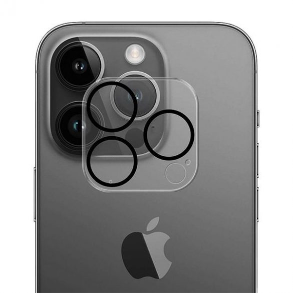 3MK Lens Pro Full Cove iPhone 11 Pro/11 Pro Max Szkło hartowane na obiektyw aparatu z ramką montażową 1szt