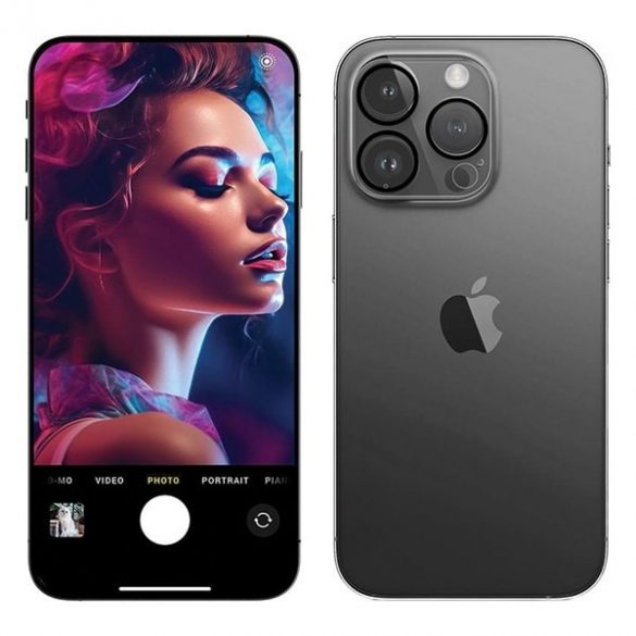 3MK Lens Pro Full Cove iPhone 11 Pro/11 Pro Max Szkło hartowane na obiektyw aparatu z ramką montażową 1szt