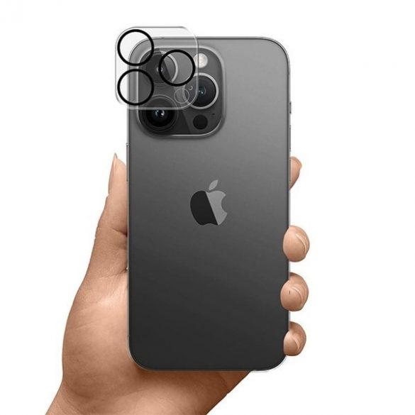 3MK Lens Pro Full Cove iPhone 11 Pro/11 Pro Max Szkło hartowane na obiektyw aparatu z ramką montażową 1szt