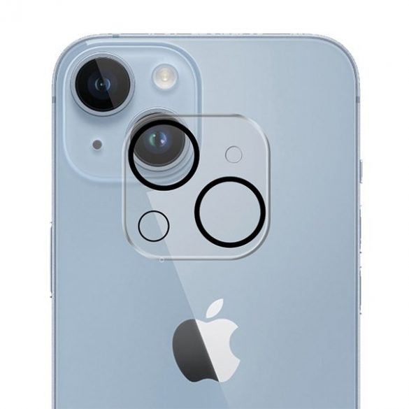 3MK Lens Pro Full Cover iPhone 11/12 mini Szkło Hartowane na obiektyw aparatu z ramką montażową 1szt