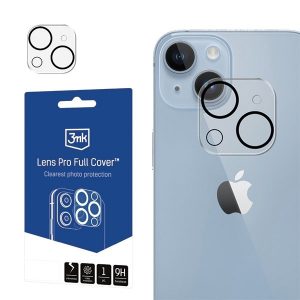 3MK Lens Pro Full Cover iPhone 12 Szkło Hartowane na obiektyw aparatu z ramką montażową 1szt