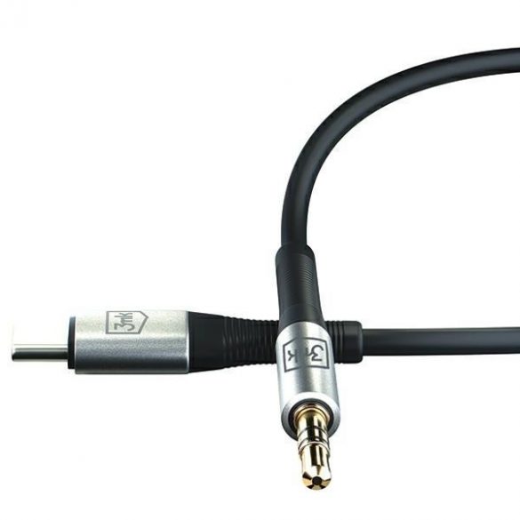 3MK Kabel AUX USB-C - Mufă 3,5 mm 1m