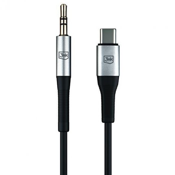 3MK Kabel AUX USB-C - Mufă 3,5 mm 1m