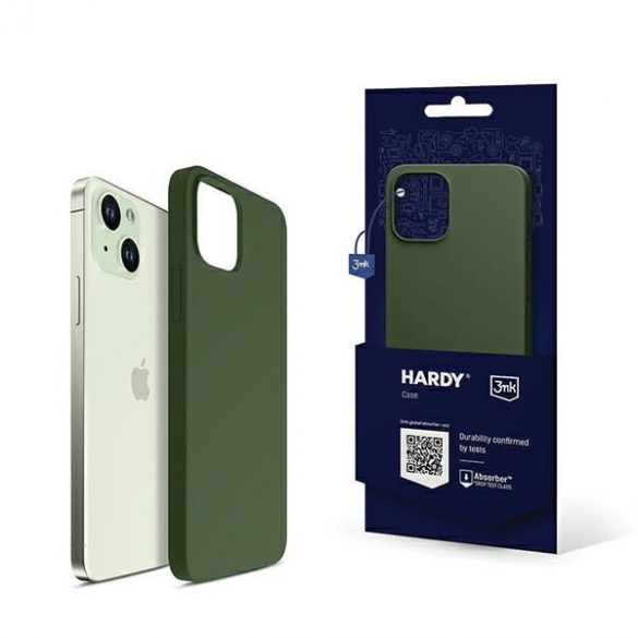 Husă 3MK Hardy iPhone 15 Plus / 14 Plus 6,7" zielony/verde MagSafe