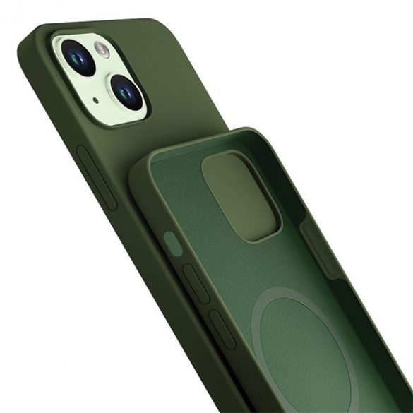 Husă 3MK Hardy iPhone 15 Plus / 14 Plus 6,7" zielony/verde MagSafe