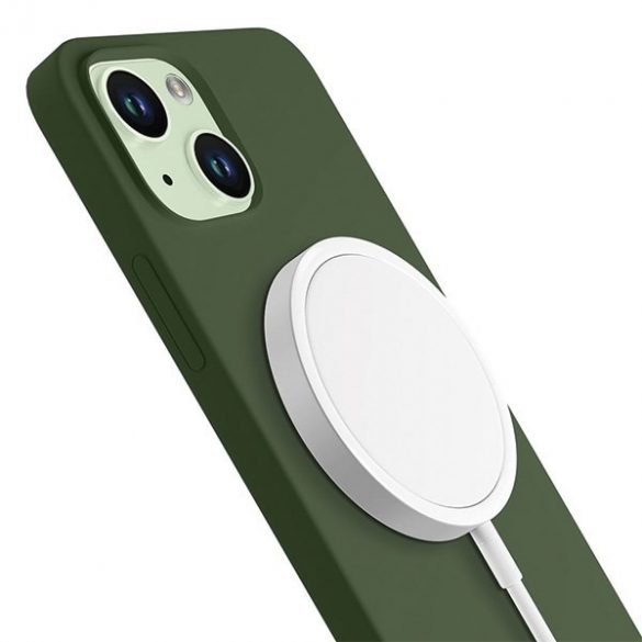 Husă 3MK Hardy iPhone 15 Plus / 14 Plus 6,7" zielony/verde MagSafe