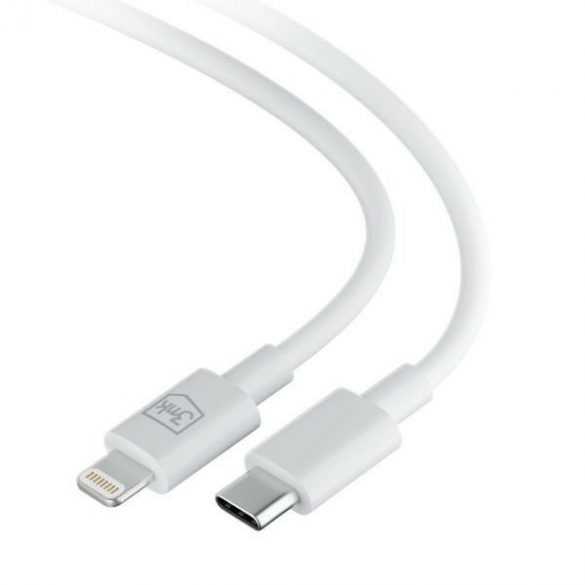 Cablu Hyper 3MK USB-C - Lightning 20W 1,2m Biały/Cablu alb