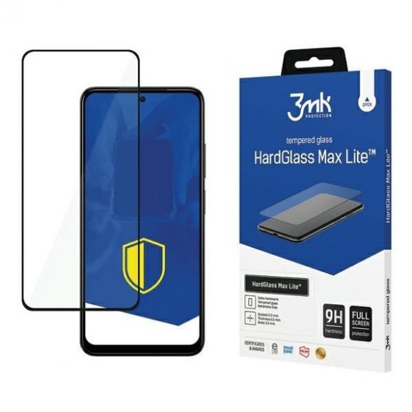 3MK HardGlass Max Lite Xiaomi Redmi Note 12s czarny/negru