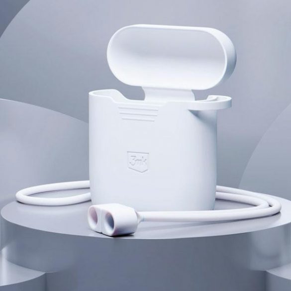 Carcasă din silicon 3MK AirPods a doua generație + karabińczyk