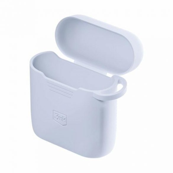 Carcasă din silicon 3MK AirPods a doua generație + karabińczyk