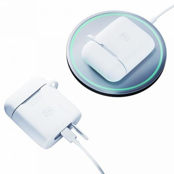 Carcasă din silicon 3MK AirPods a doua generație + karabińczyk