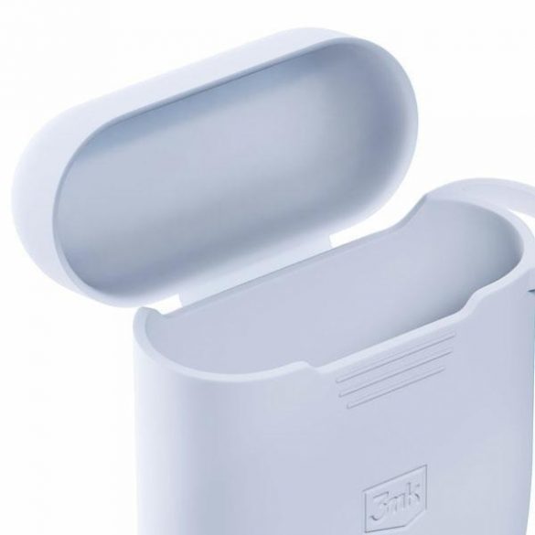 Carcasă din silicon 3MK AirPods a doua generație + karabińczyk