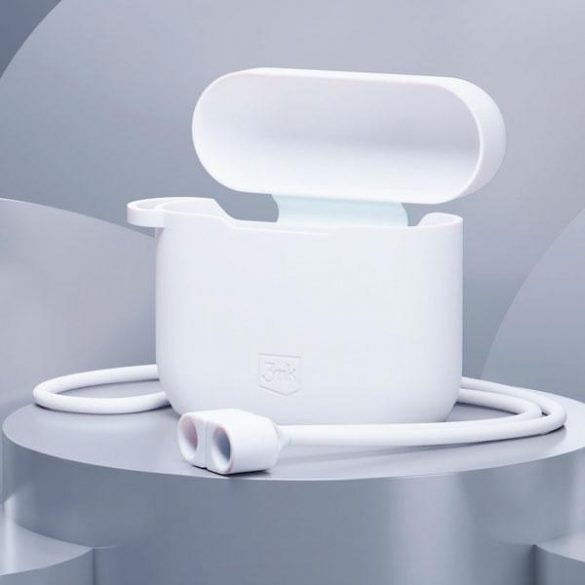 Husă din silicon 3MK AirPods a treia generație + karabińczyk