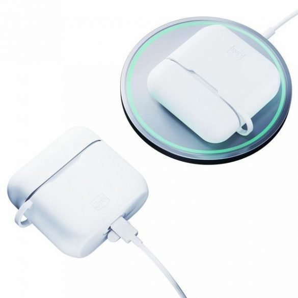 Husă din silicon 3MK AirPods a treia generație + karabińczyk