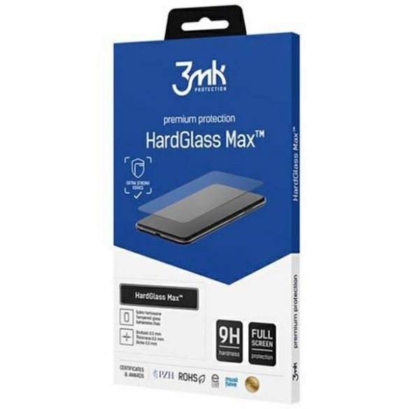 3MK HardGlass Max Sam A55 5G czarny/negru, Fullscreen Glass