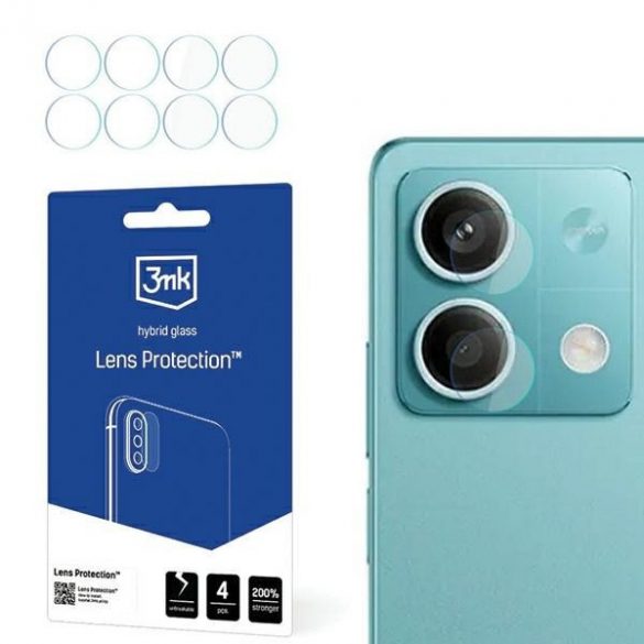 3MK Lens Protect Redmi Note 13 5G Protecția obiectivului camerei foto 4pcs