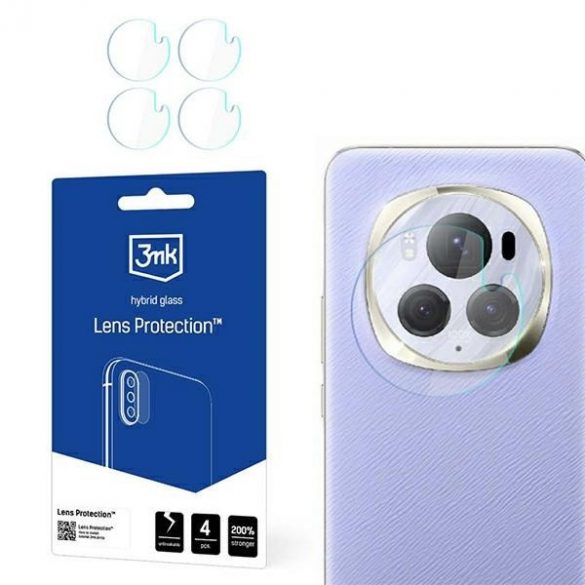 3MK Lens Protect Honor Magic6 Protecția obiectivului camerei 4pcs