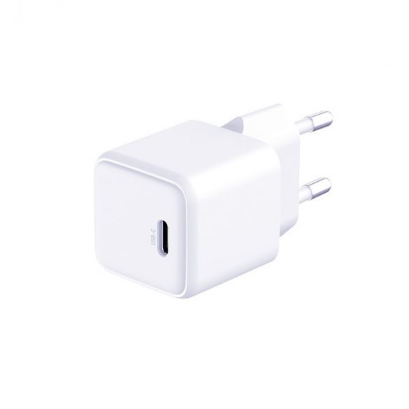 3MK Hyper Incarcator PD 25W ład. sieć. biała/alb + 1x cablu USB-C