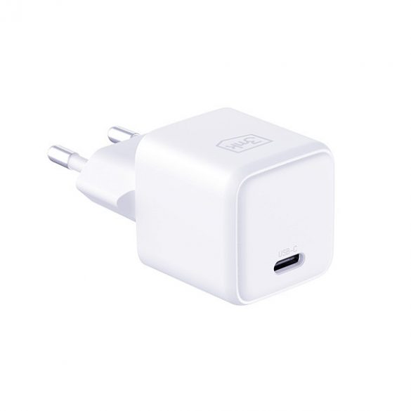 3MK Hyper Incarcator PD 25W ład. sieć. biała/alb + 1x cablu USB-C