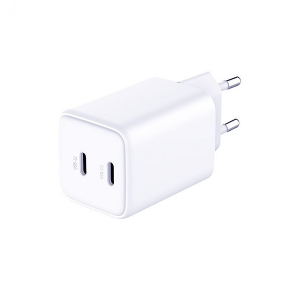 3MK Hyper Incarcator PD 45W ład. sieć. biała/alb + 2x Cabluri USB-C