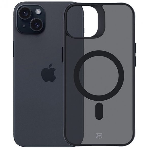 3mk Smoke MagCase tok iPhone 15 - fekete