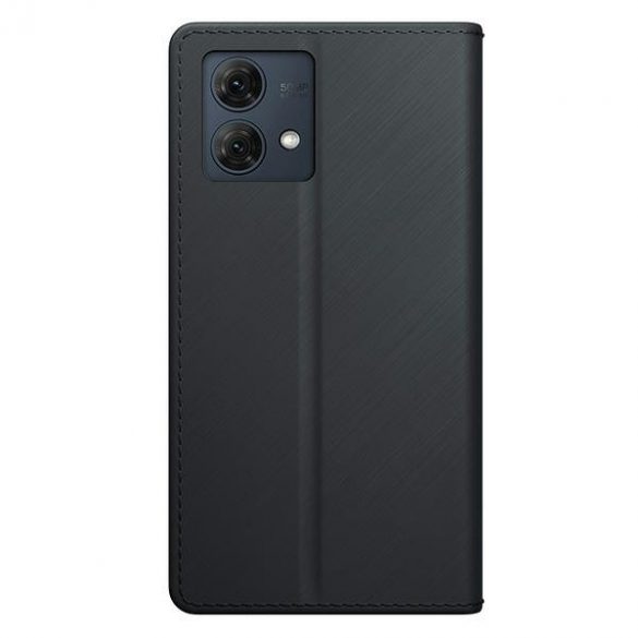 Husa portofel 3MK Motorola Moto G84 5G negru/negru