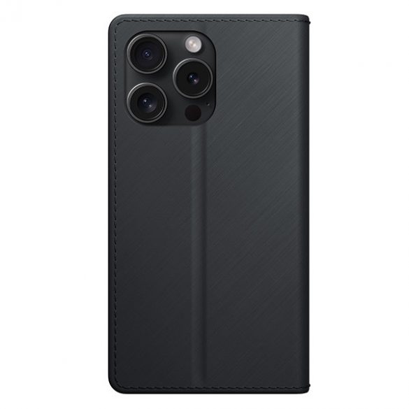 Husă portofel 3MK pentru iPhone 13 Pro Max 6,7" negru/negru