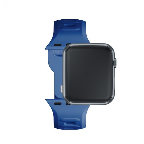 Curea de ceas din silicon 3MK Niebieski/albastru de la Apple Watch 38/40/41mm