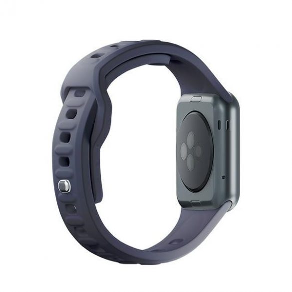 Curea de ceas din silicon 3MK szary/gri de la Apple Watch 38/40/41mm