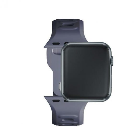 Curea de ceas din silicon 3MK szary/gri de la Apple Watch 38/40/41mm