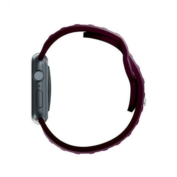 Curea de ceas din silicon 3MK ciemnofioletowy /dud pentru Apple Watch 38/40/41mm