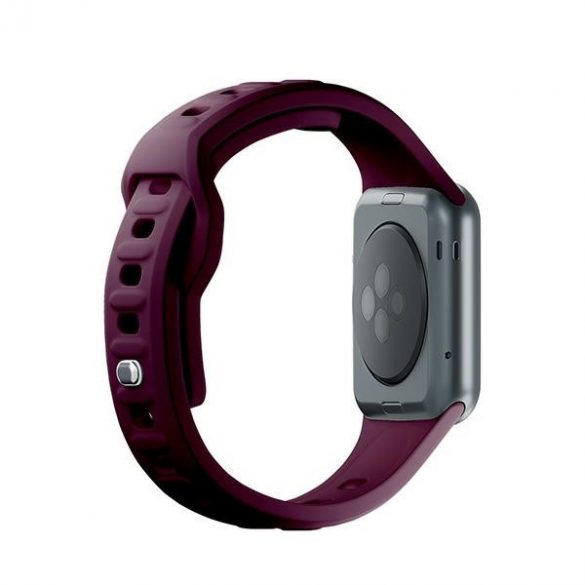 Curea de ceas din silicon 3MK ciemnofioletowy /dud pentru Apple Watch 38/40/41mm