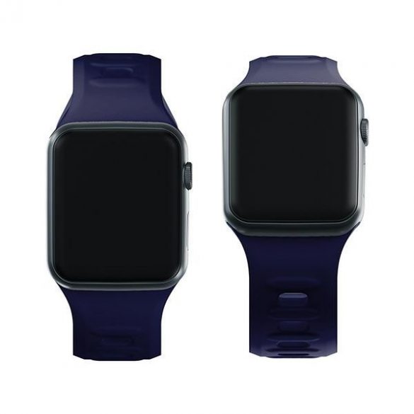 Curea de ceas din silicon 3MK granatowy/ocean blue de la Apple Watch 38/40/41mm