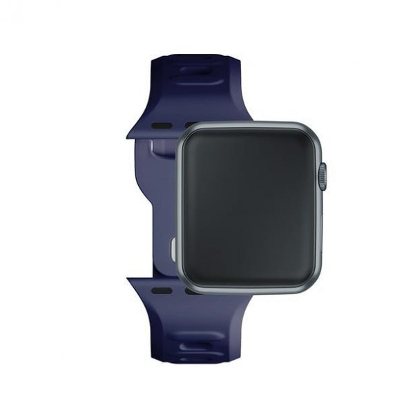 Curea de ceas din silicon 3MK granatowy/ocean blue de la Apple Watch 38/40/41mm