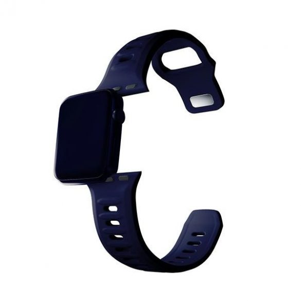 Curea de ceas din silicon 3MK granatowy/ocean blue de la Apple Watch 38/40/41mm