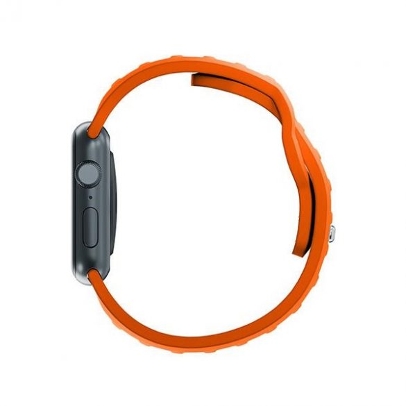 Curea de ceas din silicon 3MK pomarańczowy/ portocaliu pentru Apple Watch 38/40/41mm