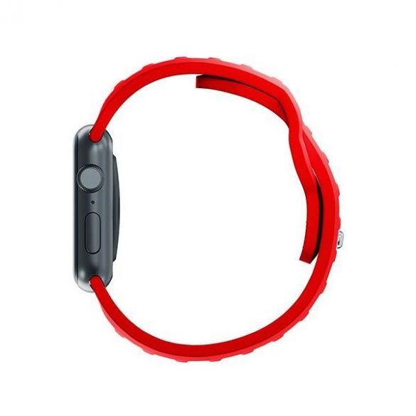 Curea de ceas din silicon 3MK czerwony/red dla Apple Watch 38/40/41mm