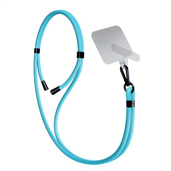 3MK EasyClip Light Blue (negru) smycz do telefonu