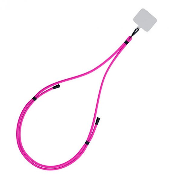 3MK EasyClip Pink (negru) Smycz do telefonu