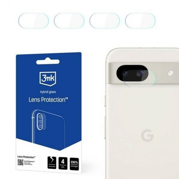 3MK Lens Protect Google Pixel 8A 5G Ochrona și obiektyw aparate 4szt