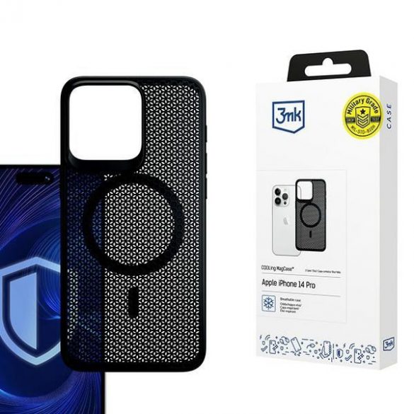 Carcasă 3mk COOLing MagCase pentru iPhone 14 Pro - negru