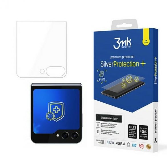 3mk Silver Protection+ antimikrobiális fólia Samsung Galaxy Z Flip 6 (elülső kijelző)