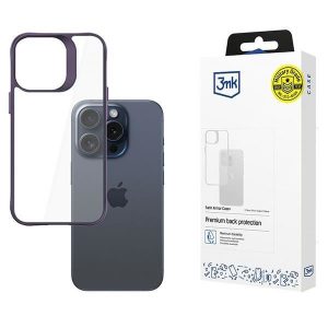 Carcasă 3mk Satin Armor Case+ pentru iPhone 15 Pro - mov